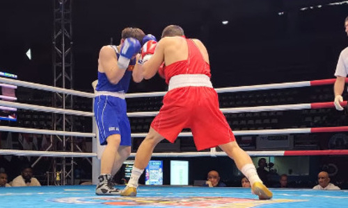 Видео яркого нокаута казахстанского боксера за финал чемпионата Азии
